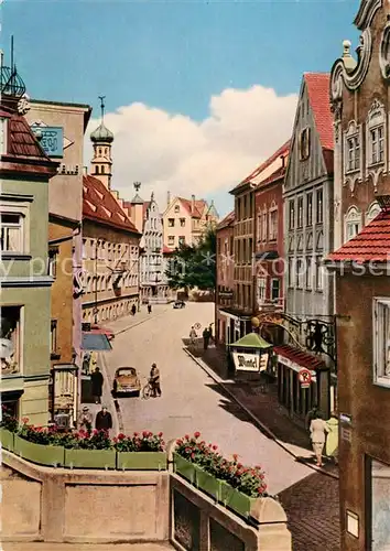 AK / Ansichtskarte Kempten_Allgaeu Blick von der Freitreppe zum Rathaus Kempten Allgaeu