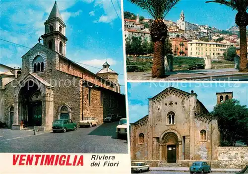 AK / Ansichtskarte Ventimiglia_Liguria Teilansicht Kirchen 