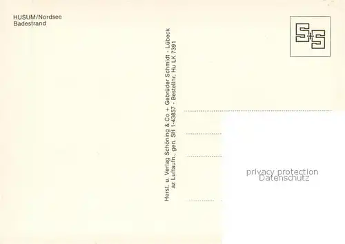 AK / Ansichtskarte Husum_Nordfriesland Fliegeraufnahme Husum_Nordfriesland