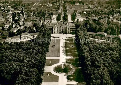 AK / Ansichtskarte Schwetzingen Schloss Fliegeraufnahme Schwetzingen