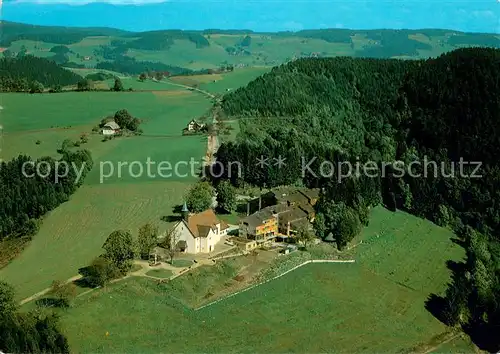 AK / Ansichtskarte St_Peter_Schwarzwald Wallfahrtskirche Maria Lindenberg mit Exerzitienhaus Fliegeraufnahme St_Peter_Schwarzwald