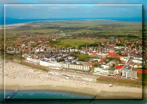 AK / Ansichtskarte Borkum Fliegeraufnahme Borkum