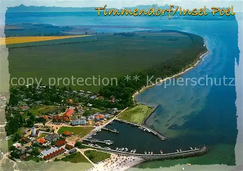 AK / Ansichtskarte Timmendorf_Insel_Poel Fliegeraufnahme Timmendorf_Insel_Poel
