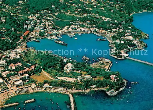 AK / Ansichtskarte Ischia Hafen Fliegeraufnahme Ischia