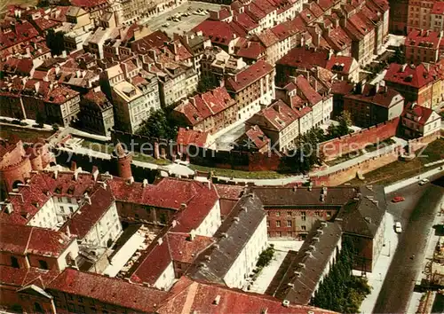 AK / Ansichtskarte Warszawa Fliegeraufnahme Warszawa