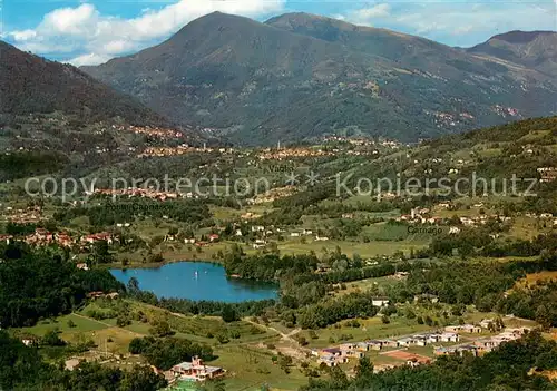 AK / Ansichtskarte Origlio Lago di Origlio e dintorni Fliegeraufnahme Origlio