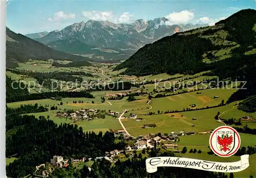 AK / Ansichtskarte Itter_Tirol Fliegeraufnahme mit Schloss Itter Itter Tirol
