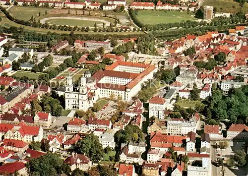 AK / Ansichtskarte Kempten_Allgaeu Fliegeraufnahme mit St Lorenzkirche Kempten Allgaeu