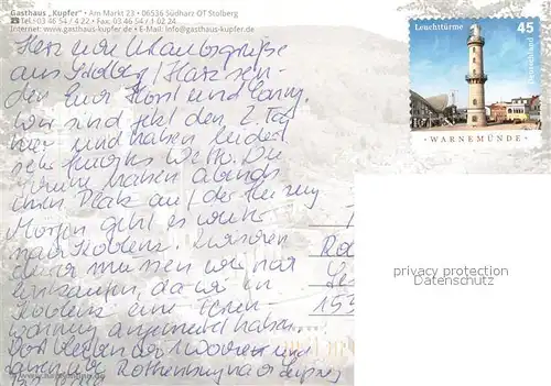 AK / Ansichtskarte Stolberg_Harz Gasthaus Kupfer Stolberg Harz