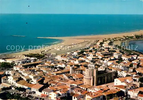 AK / Ansichtskarte Saintes Maries de la Mer Vue generale aerienne Saintes Maries de la Mer