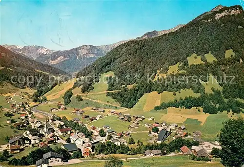 AK / Ansichtskarte Mellau_Vorarlberg mit Hangspitze und Hohem Freschen Mellau_Vorarlberg