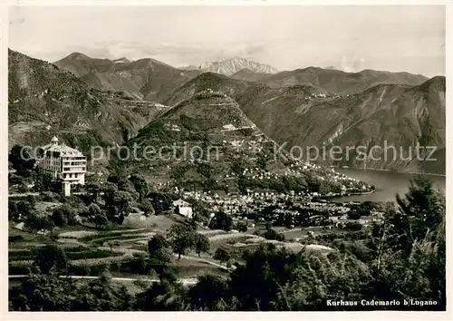 AK / Ansichtskarte Cademario Kurhaus Cademario Panorama Cademario