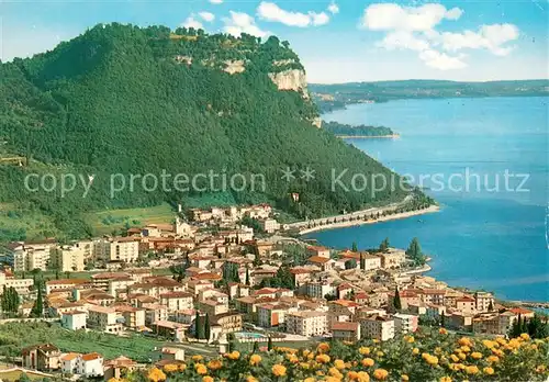 AK / Ansichtskarte Garda_Lago_di_Garda La Rocca Fliegeraufnahme Garda_Lago_di_Garda