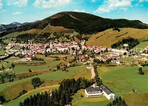 AK / Ansichtskarte Mariazell_Steiermark Bundesschullandheim Fliegeraufnahme Mariazell_Steiermark