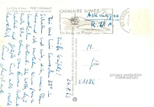 AK / Ansichtskarte Port_Grimaud La Cite Lacustres Vue aerienne Port Grimaud