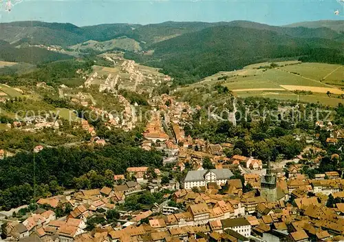 AK / Ansichtskarte Osterode_Harz Fliegeraufnahme Osterode_Harz