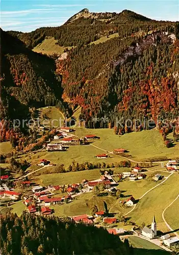 AK / Ansichtskarte Tiefenbach_Oberstdorf Fliegeraufnahme Tiefenbach_Oberstdorf