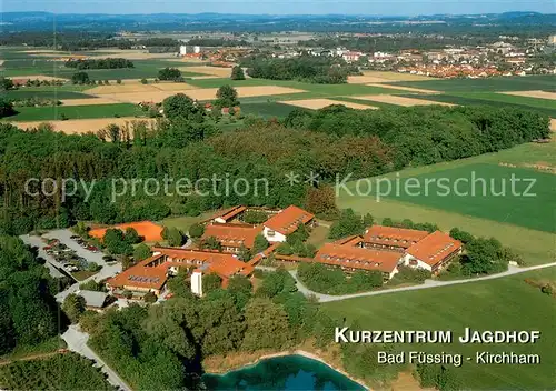 AK / Ansichtskarte Kirchham_Niederbayern Kurzentrum Jagdhof Fliegeraufnahme Kirchham Niederbayern