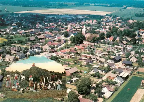 AK / Ansichtskarte Werben_Niederlausitz Fliegeraufnahme Werben_Niederlausitz