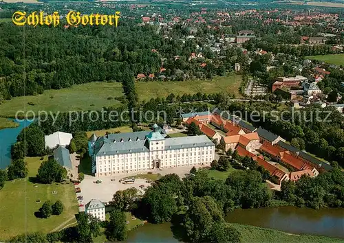 AK / Ansichtskarte Schleswig_Schlei Schloss Gottorf Fliegeraufnahme Schleswig_Schlei