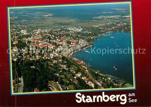 AK / Ansichtskarte Starnbergersee Fliegeraufnahme Starnbergersee