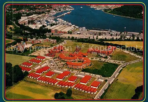 AK / Ansichtskarte Travemuende_Ostseebad Pommernzentrum Fliegeraufnahme Travemuende_Ostseebad