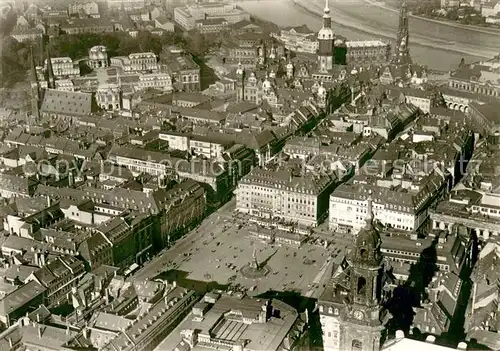 AK / Ansichtskarte Dresden Altmarkt Fliegeraufnahme Dresden