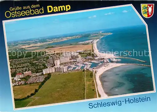 AK / Ansichtskarte Damp_Ostseebad Fliegeraufnahme Damp_Ostseebad