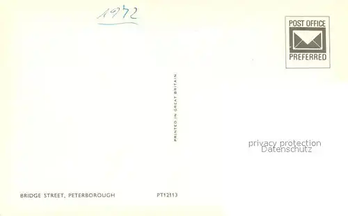 AK / Ansichtskarte Peterborough Bridge Street 