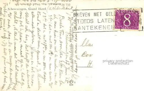 AK / Ansichtskarte Scheveningen Grand Hotel Scheveningen