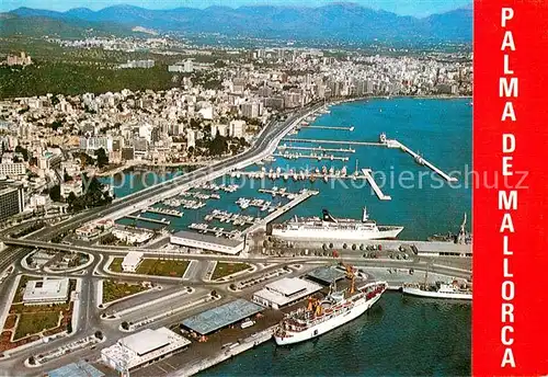 AK / Ansichtskarte Palma_de_Mallorca Fliegeraufnahme Palma_de_Mallorca