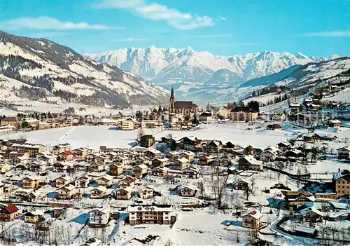 AK / Ansichtskarte St_Johann_Pongau Fliegeraufnahme mit Tennengebirge St_Johann_Pongau