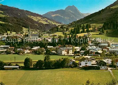 AK / Ansichtskarte Kirchberg_Tirol Fliegeraufnahme mit Grossem Rettenstein Kirchberg Tirol