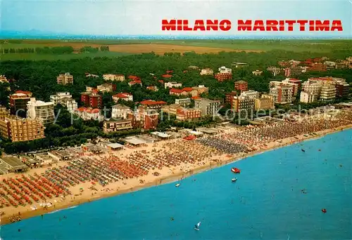 AK / Ansichtskarte Milano_Marittima Fliegeraufnahme Milano_Marittima