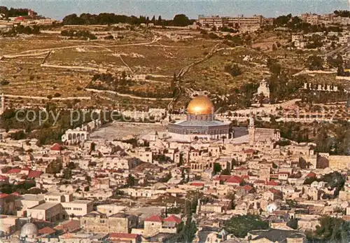 AK / Ansichtskarte Jerusalem_Yerushalayim Fliegeraufnahme Jerusalem_Yerushalayim