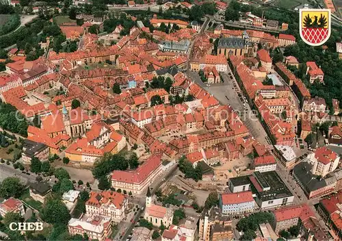 AK / Ansichtskarte Cheb_Eger Fliegeraufnahme 