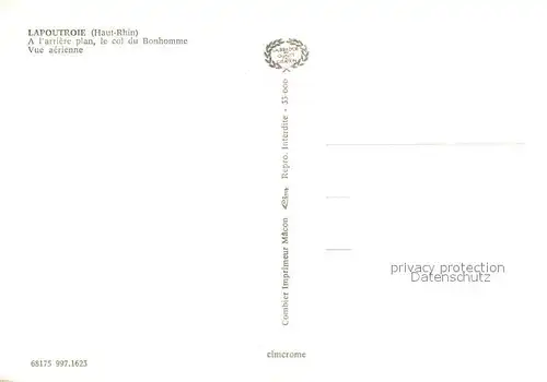 AK / Ansichtskarte Lapoutroie_Hachimette Vue panoramique et Col du Bonhomme vue aerienne 