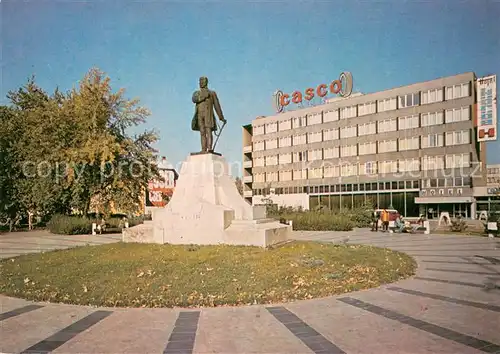 AK / Ansichtskarte Bekescsaba Hotel Koros Statue von Kossuth Lajos Denkmal Bekescsaba