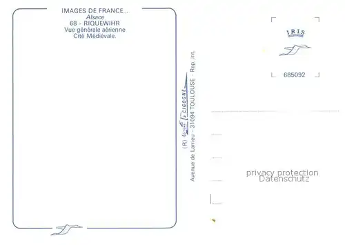 AK / Ansichtskarte Riquewihr_Haut_Rhin Cite medievale vue aerienne Riquewihr_Haut_Rhin