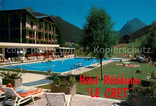 AK / Ansichtskarte Morzine Hotel Residence Le Cret Piscine Alpes francaises Morzine