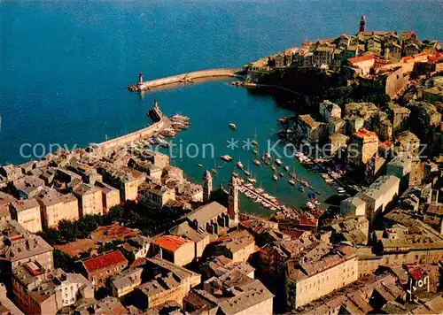 AK / Ansichtskarte Bastia Autour du vieux port Citadelle Eglise Saint Jean vieille ville vue aerienne Bastia