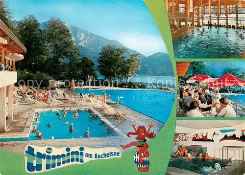 AK / Ansichtskarte Kochel_See Kristall Trimini Erlebnisbad am Kochelsee Swimming Pool Hallenbad Wellness Restaurant Terrasse Kochel_See