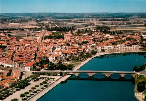 AK / Ansichtskarte Cazeres Vue du ciel Cazeres