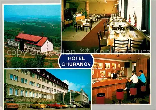 AK / Ansichtskarte Zadov_Stachy Hotel Churanow Vyznamne rekreacni stredisko s hotelem Churanov na svazich stejnojmenne hory 