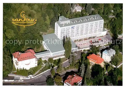 AK / Ansichtskarte Karlovy_Vary_Karlsbad Sanssouci Lazenske sanatorium Kurhotel Spa Hotel 