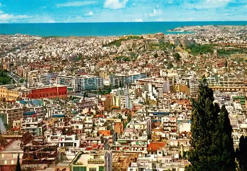 AK / Ansichtskarte Athen_Griechenland Fliegeraufnahme mit Phalere Athen_Griechenland
