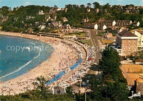 AK / Ansichtskarte Perros Guirec La plage de Trestraou Vue aerienne Perros Guirec