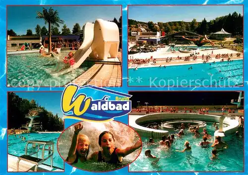 AK / Ansichtskarte Brunn_Auerbach Waldbad Brunn Teilansichten Brunn Auerbach