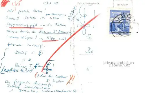 AK / Ansichtskarte Leoben Montanistische Hochschule Leoben