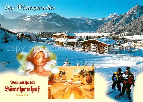AK / Ansichtskarte Erpfendorf Ferienhotel Laerchenhof Massageraum Skilift Erpfendorf